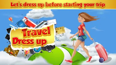 Screenshot di Travel Dress up-Girls Kids hot fabulous free fashion dress up,design & makeup time management game