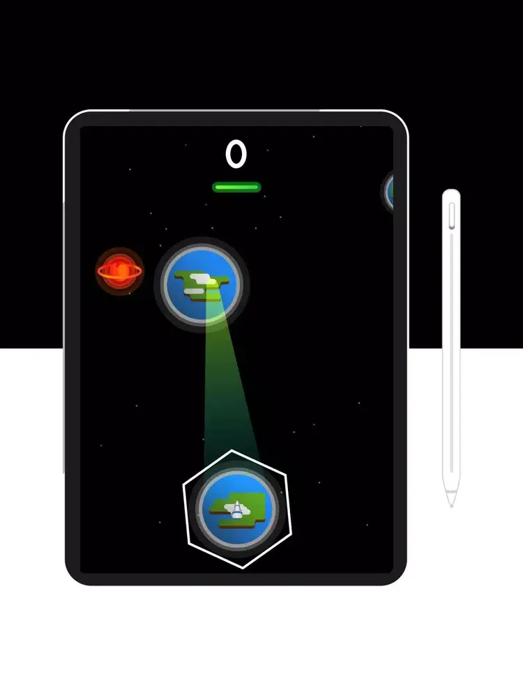 Ảnh chụp màn hình của Space Travel: Avoid Meteors iPad 