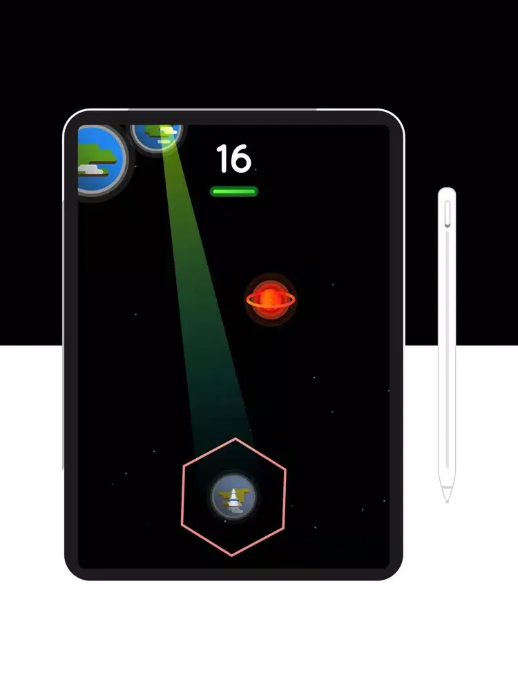 Ảnh chụp màn hình của Space Travel: Avoid Meteors iPad 