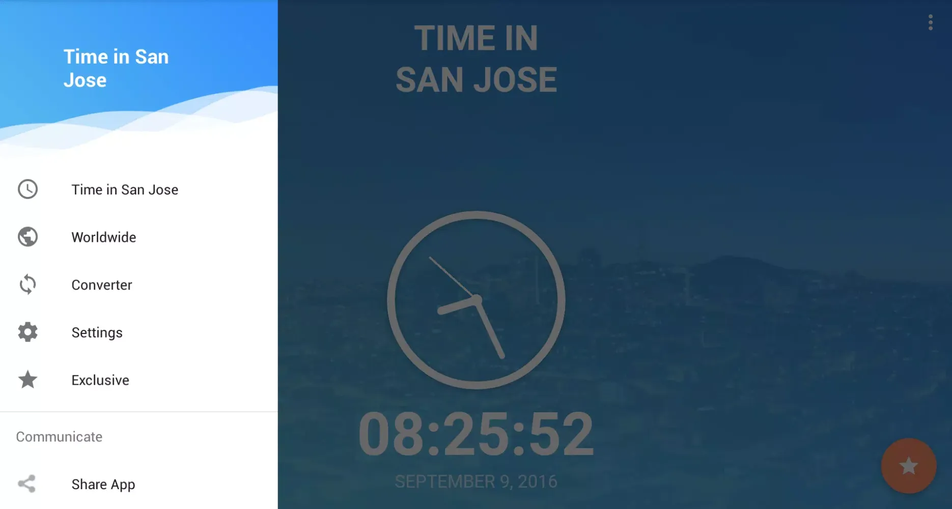 Zrzuty ekranu Time in San Jose, USA