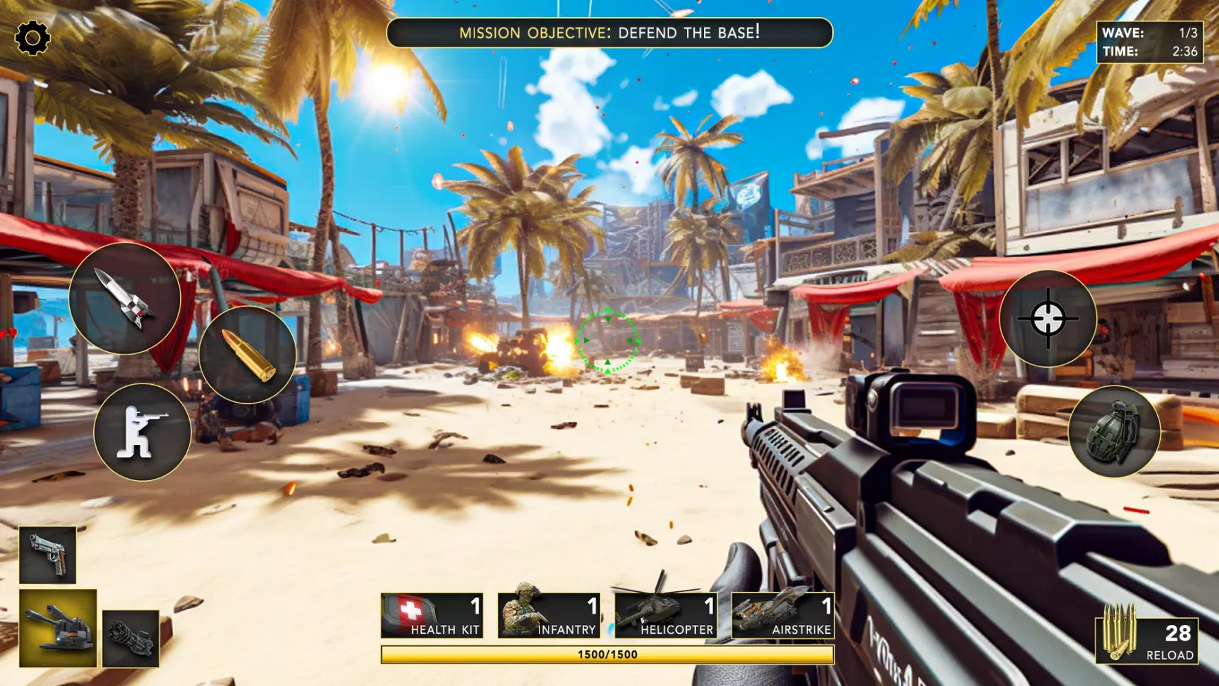 War Defense | Machine Gun Game Screenshots