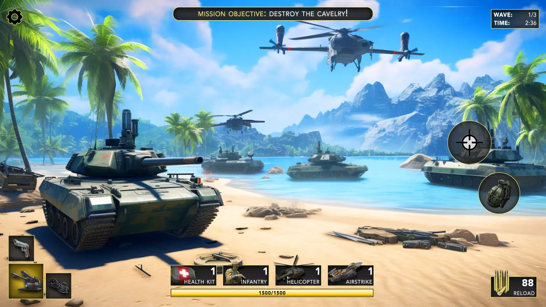 War Defense | Machine Gun Game Screenshots