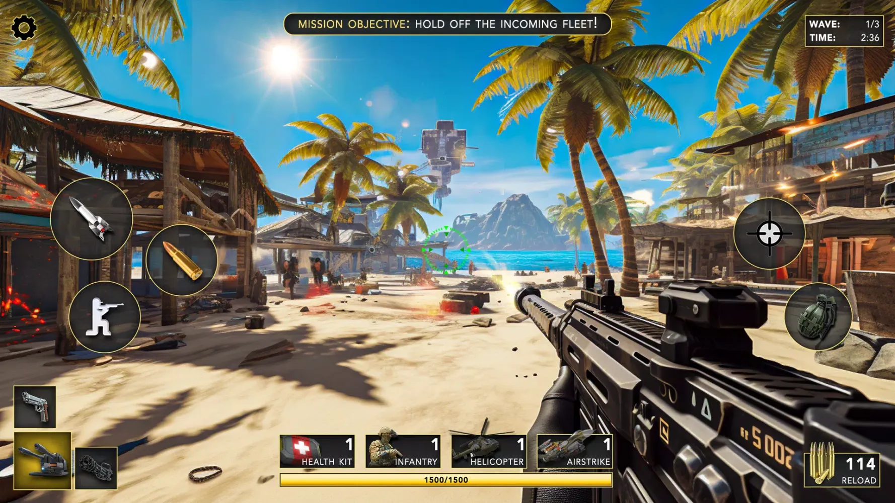 War Defense | Machine Gun Game Screenshots