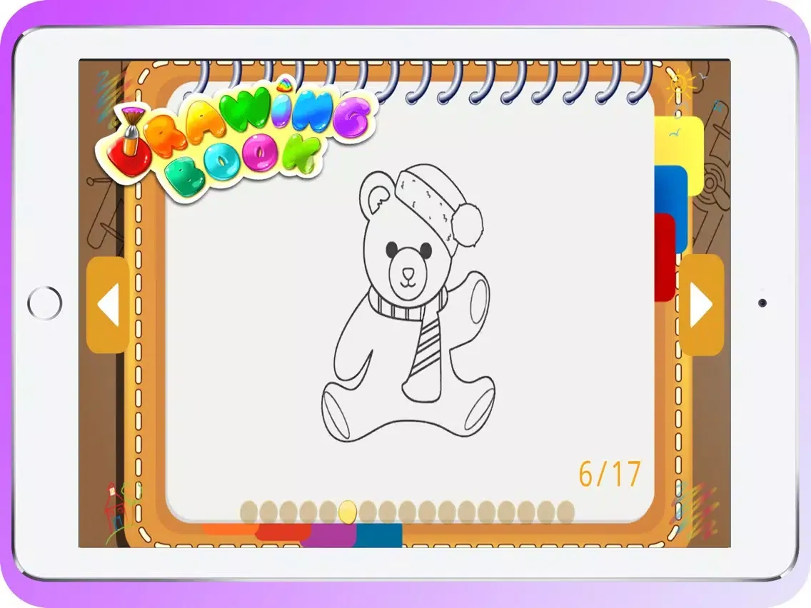 تصاویر Teddy Bear Coloring Book iPad 