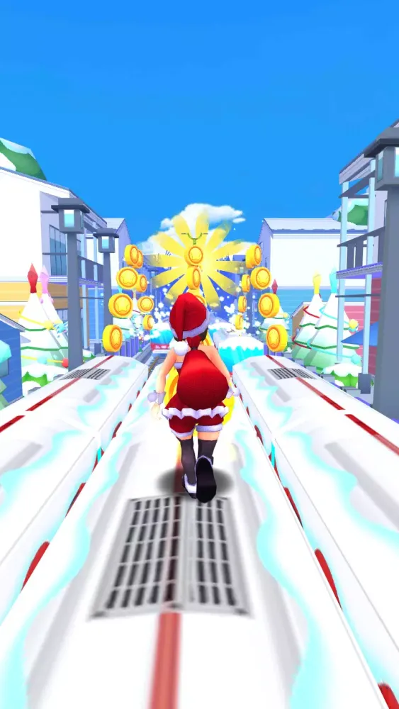 Subway Santa Princess Runner Screenshots