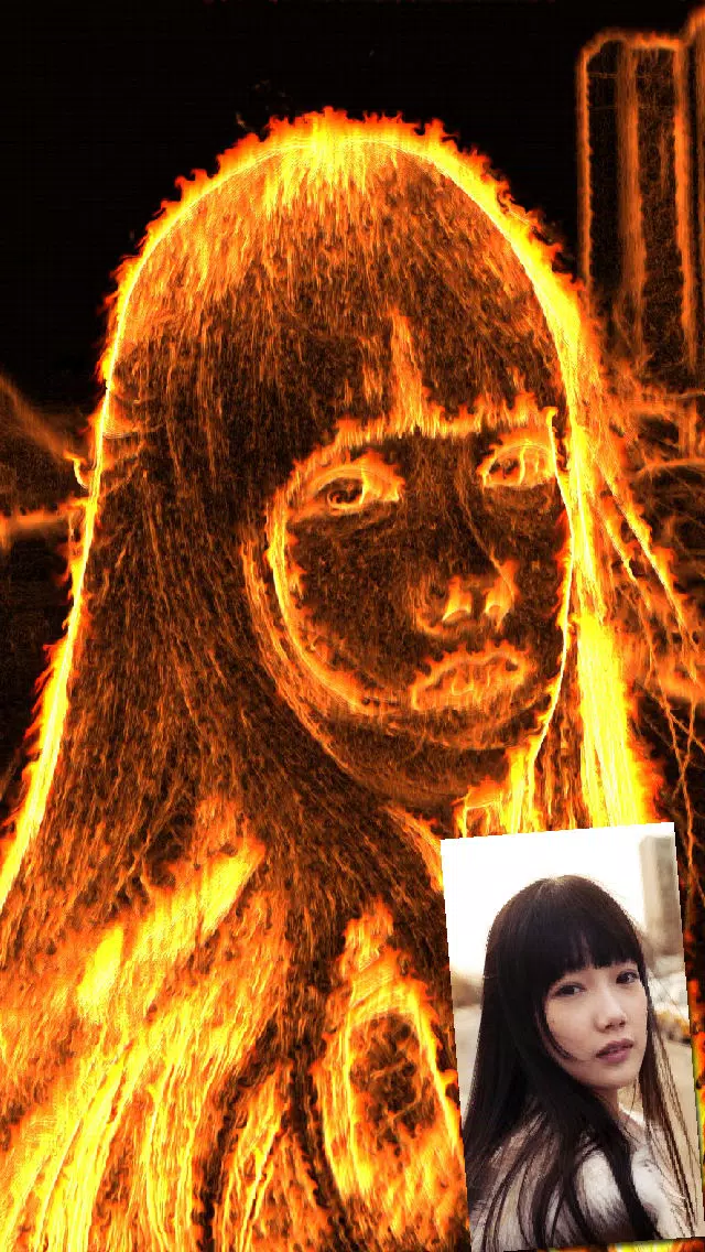 Ảnh chụp màn hình của Me On Fire: Amazing fire photo effects