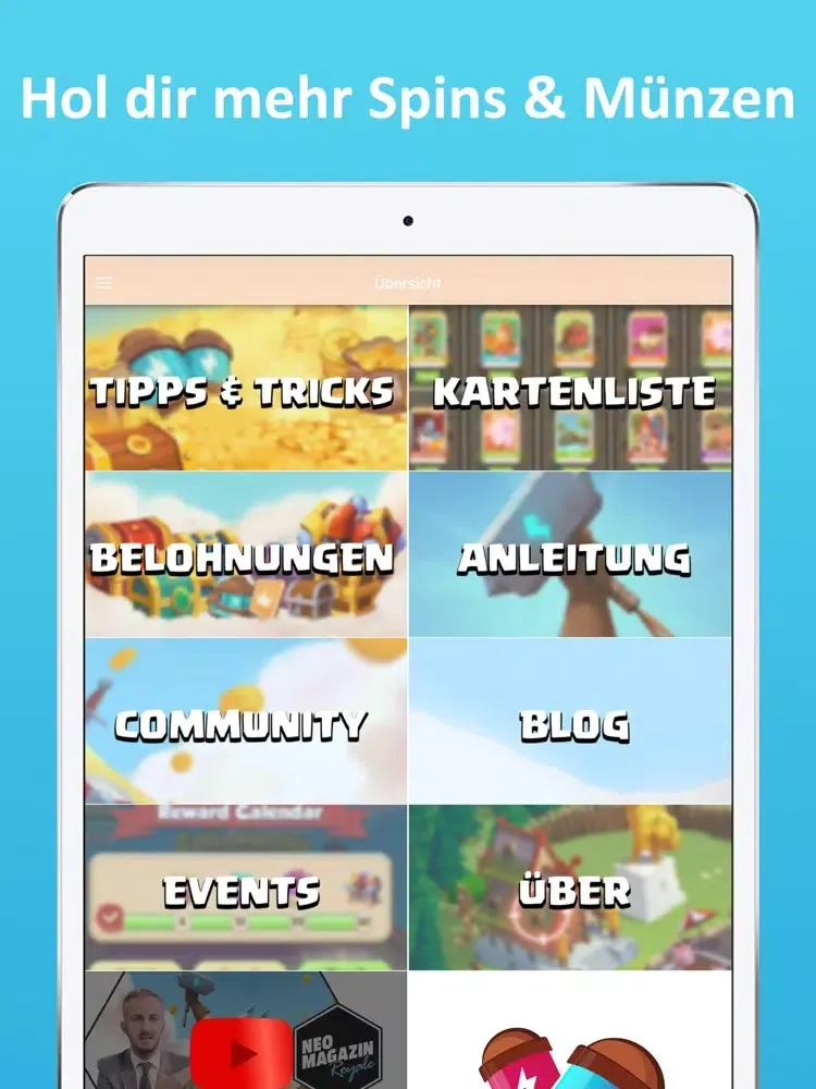 Links & Guide für Coin Master iPad 应用截图