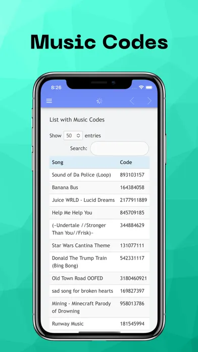 Ảnh chụp màn hình của Robux Codes & Skins for Roblox