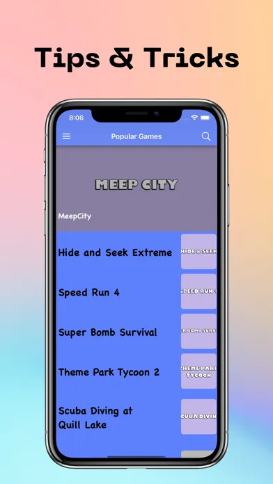 Ảnh chụp màn hình của Robux Codes & Skins for Roblox