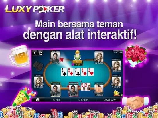 Luxy Poker-Online texas Holdem iPad  Screenshots