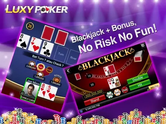 Luxy Poker-Online texas Holdem iPad  Screenshots
