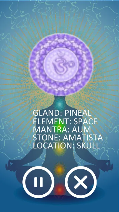 Tangkapan layar Meditation chakras