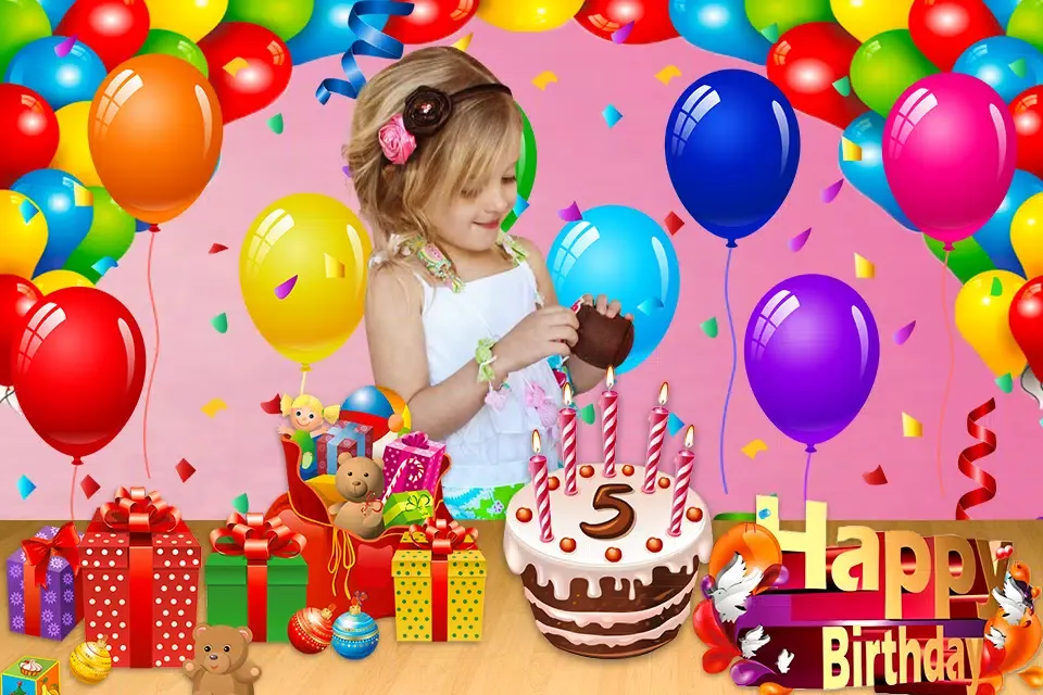 Birthday Photo Frame Screenshots