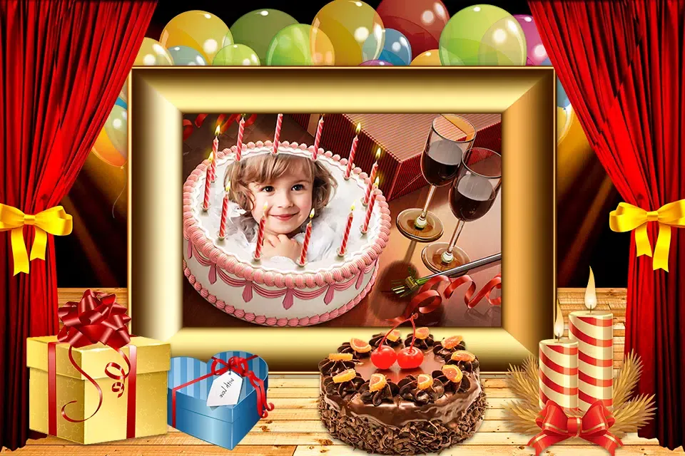 Birthday Photo Frame Screenshots