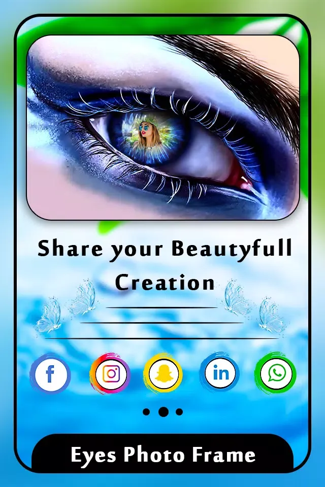 Eye Photo Frame Screenshots