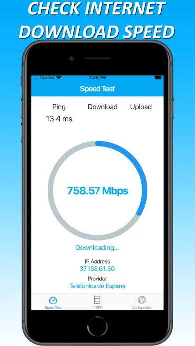 Internet Speed Check スクリーンショット