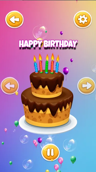 Capturas de tela do Happy birthday 2