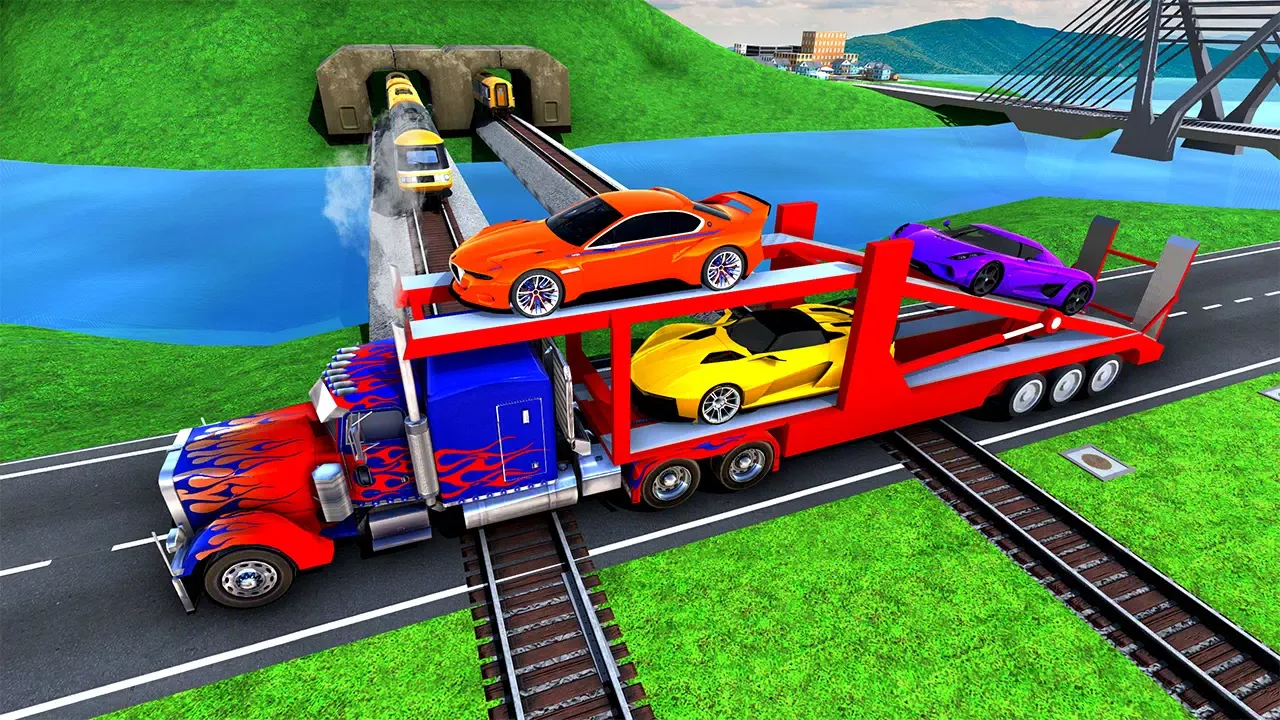 Insane Car Transport TruckGame應用截圖
