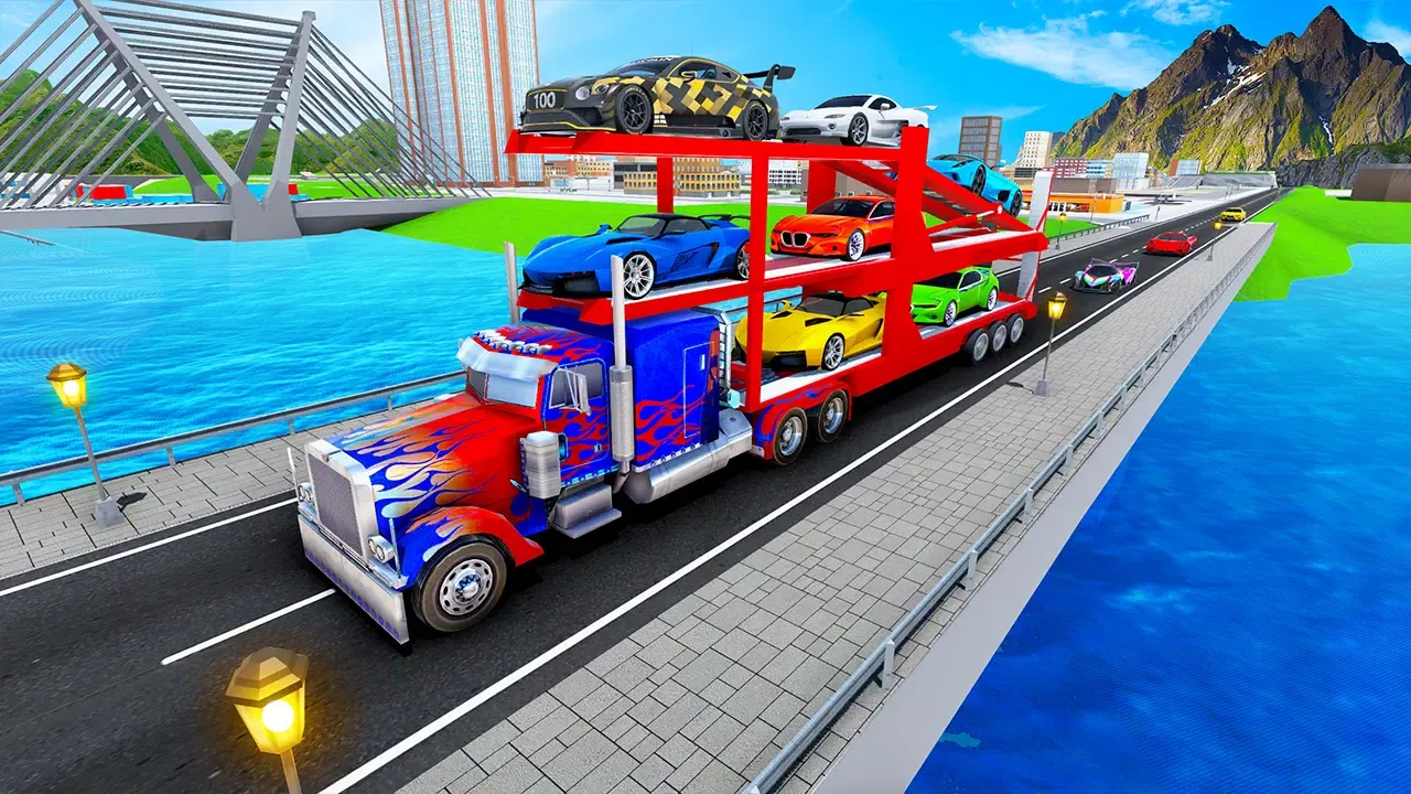 Insane Car Transport TruckGame應用截圖