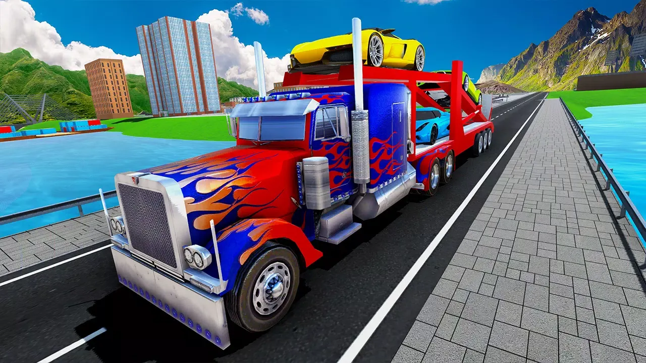 Insane Car Transport TruckGame應用截圖