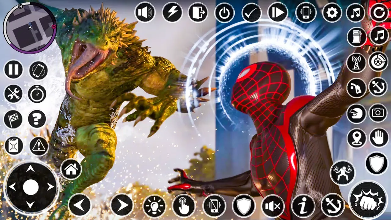 Black Spider Super hero Games Screenshots