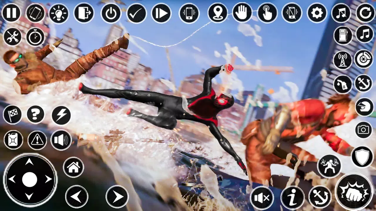 Black Spider Super hero Games Screenshots