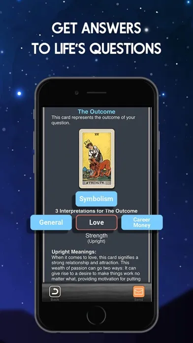 Screenshot di Tarot Q: Psychic Tarot Reading
