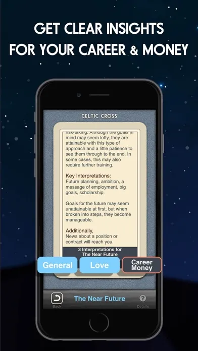 Screenshot di Tarot Q: Psychic Tarot Reading