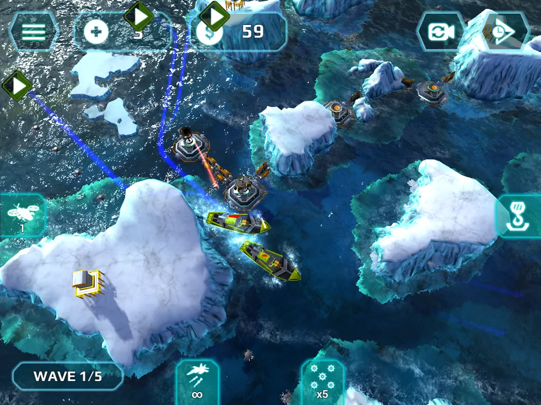 Zrzuty ekranu Naval Storm TD
