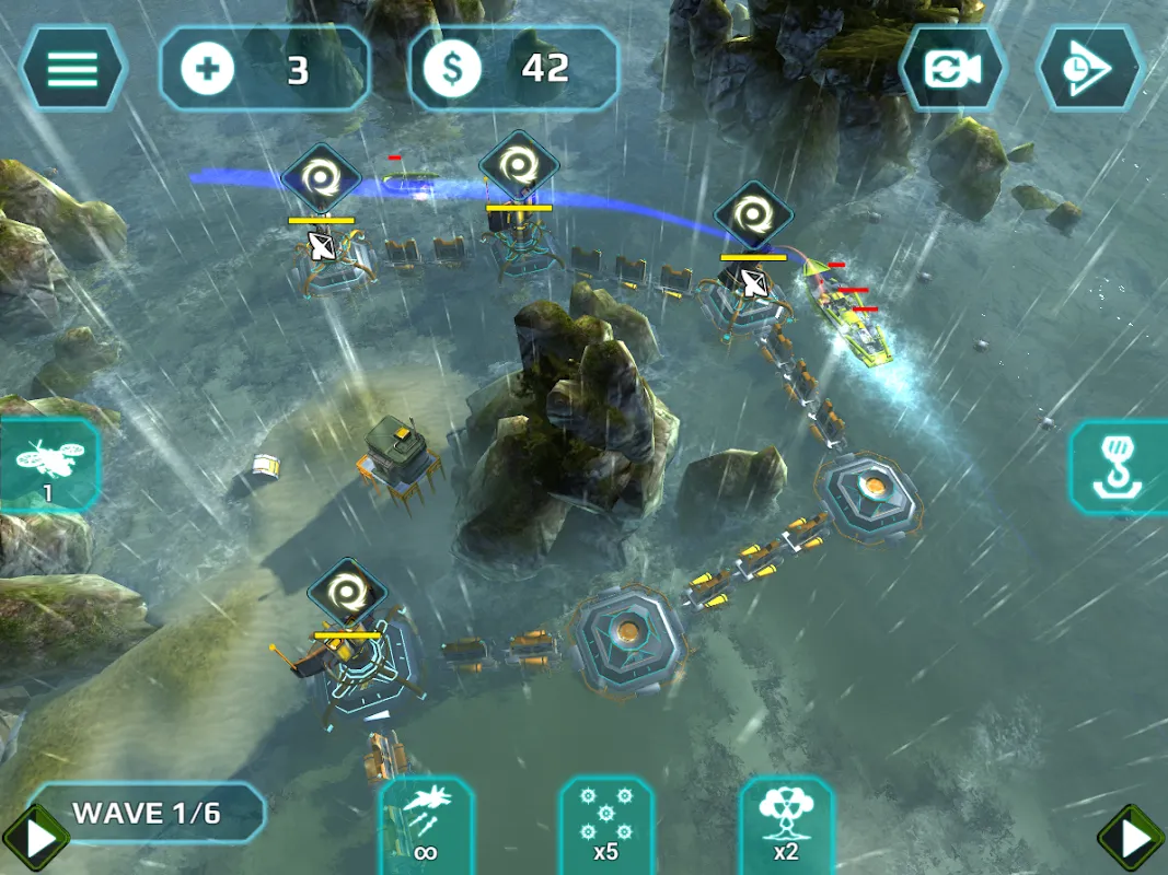 Zrzuty ekranu Naval Storm TD
