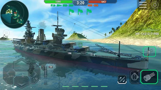 Capturas de pantalla de Warships Universe Naval Battle