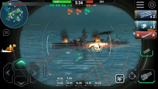 Capturas de pantalla de Warships Universe Naval Battle