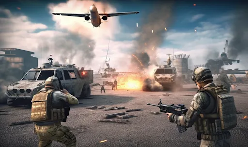 Commando Gun War Shooting Game سکرین شاٹس