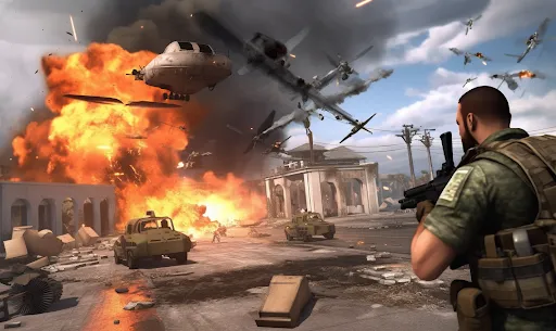 Commando Gun War Shooting Game سکرین شاٹس