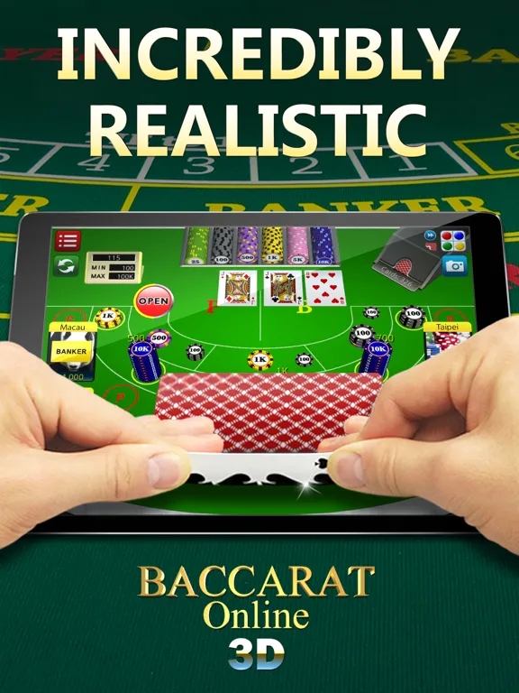 Captures d'écran de Baccarat Online 3D iPad 