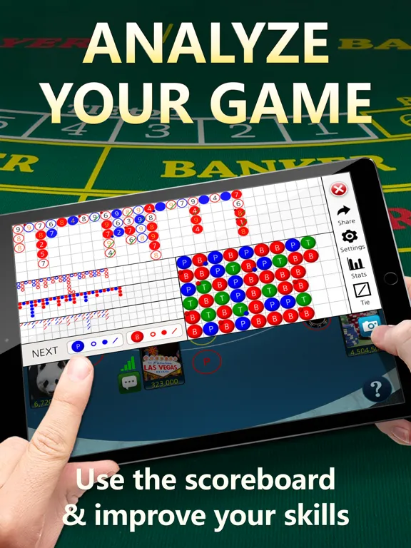 Captures d'écran de Baccarat Online 3D iPad 