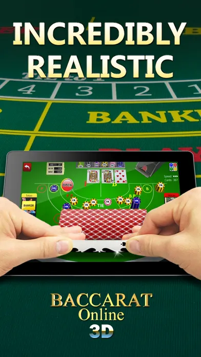 Captures d'écran de Baccarat Online 3D