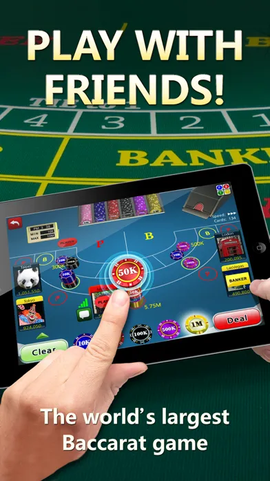 Captures d'écran de Baccarat Online 3D