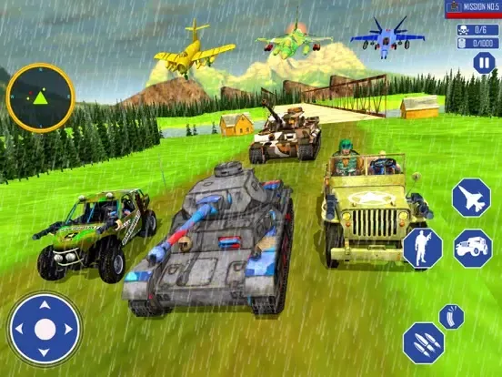ภาพหน้าจอของ Tanks Battle Games War Machine iPad 