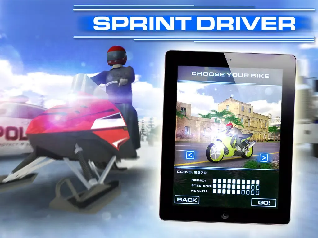 Скриншоты Sprint Driver iPad 
