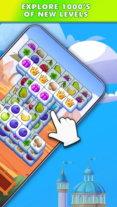 Triple Tile 3D: Matching Game 스크린샷