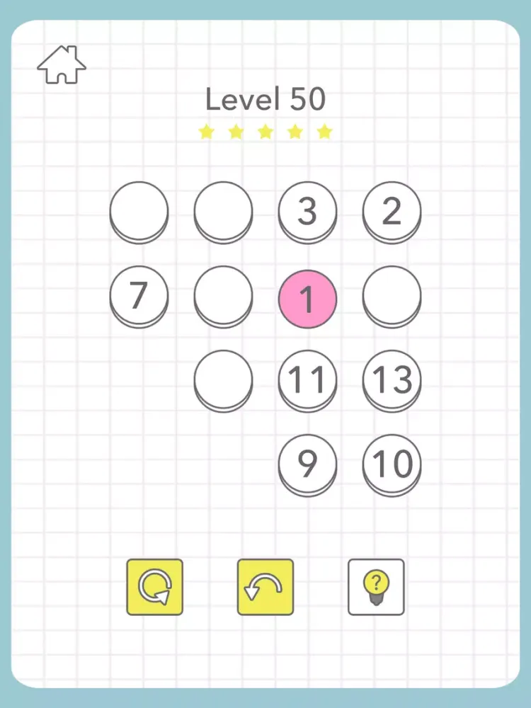Capturas de pantalla de 1234 Number logic puzzle game iPad 