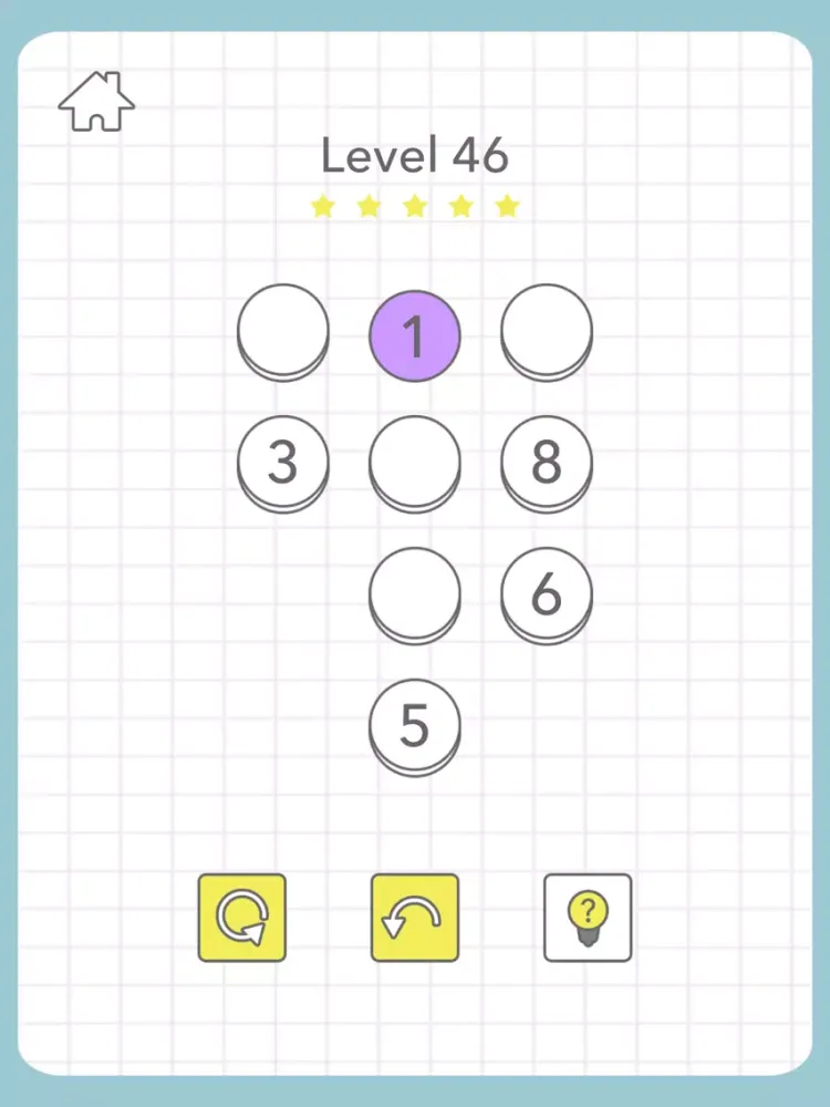 Capturas de pantalla de 1234 Number logic puzzle game iPad 