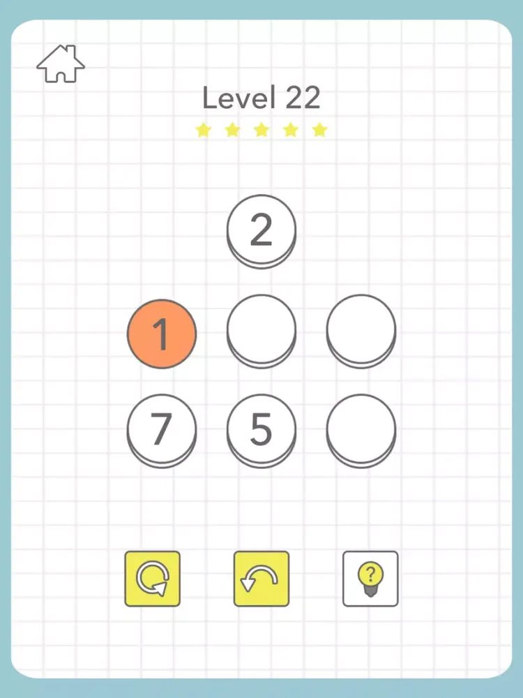 Capturas de pantalla de 1234 Number logic puzzle game iPad 