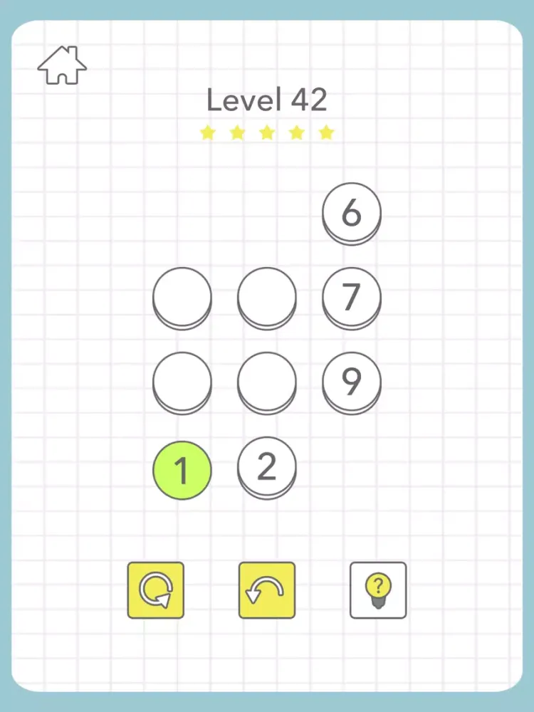 Capturas de pantalla de 1234 Number logic puzzle game iPad 