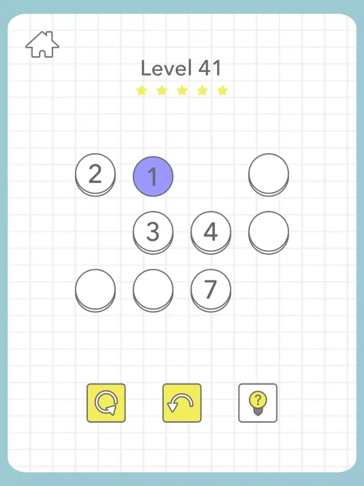 Capturas de pantalla de 1234 Number logic puzzle game iPad 