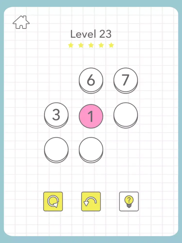 Capturas de pantalla de 1234 Number logic puzzle game iPad 