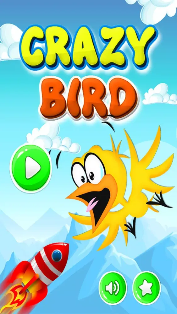 Capturas de tela do Floppy Crazy Birds
