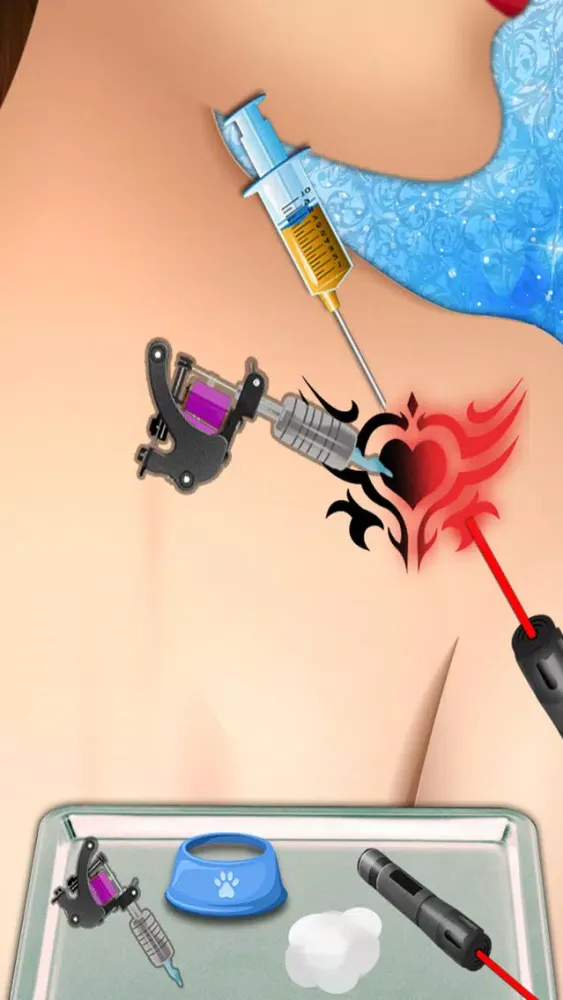 Ice Princess Tattoo Designer Makeover Salon Game Screenshots