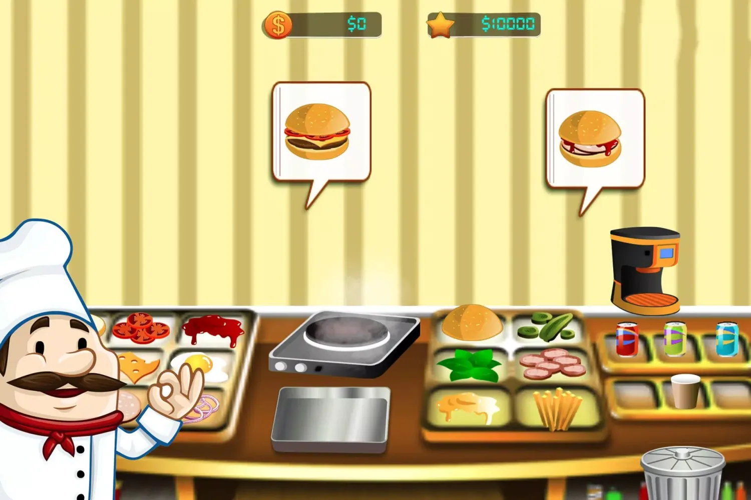 Kitchen Chef Food Cooking Game Screenshots